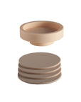 Porter Green | Ciss | Unbreakable Silicone Coasters | Wheat + Oat