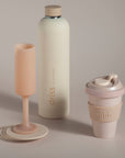 Porter Green | Ciss | Unbreakable Silicone Coasters | Wheat + Oat
