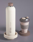 Porter Green | Ciss | Unbreakable Silicone Coasters | Latte + Donkey