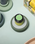 Porter Green | Ciss | Unbreakable Silicone Coasters | Sage + Olive