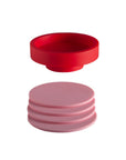 Porter Green | Ciss | Unbreakable Silicone Coasters | Cherry + Blush
