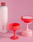 Porter Green | Ciss | Unbreakable Silicone Coasters | Cherry + Blush