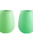 Porter Green | Fegg | Silicone Unbreakable Glasses | Gerbera + Leaf