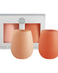 Porter Green | Fegg | Silicone Unbreakable Glasses | Cantaloupe + Tangelo