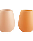Porter Green | Fegg | Silicone Unbreakable Glasses | Cantaloupe + Tangelo