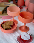 Porter Green | Mecc | Silicone Unbreakable Cocktail Glasses | Terra + Peach