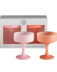 Porter Green | Mecc | Silicone Unbreakable Cocktail Glasses | Peach + Petal
