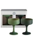 Porter Green | Mecc | Silicone Unbreakable Cocktail Glasses | Sage + Olive