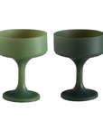 Porter Green | Mecc | Silicone Unbreakable Cocktail Glasses | Sage + Olive