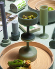 Porter Green | Mecc | Silicone Unbreakable Cocktail Glasses | Sage + Olive