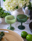Porter Green | Mecc | Silicone Unbreakable Cocktail Glasses | Sage + Olive
