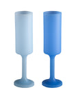 Porter Green | Seff | Silicone Unbreakable Champagne Flutes | Sky + Kingfisher