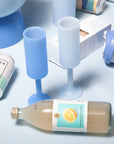 Porter Green | Seff | Silicone Unbreakable Champagne Flutes | Sky + Kingfisher