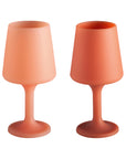 Porter Green | Swepp | Silicone Unbreakable Wine Glasses | Terra + Peach