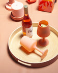 Porter Green | Swepp | Silicone Unbreakable Wine Glasses | Terra + Peach