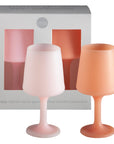 Porter Green | Swepp | Silicone Unbreakable Wine Glasses | Peach + Petal