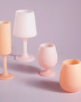 Porter Green | Swepp | Silicone Unbreakable Wine Glasses | Peach + Petal