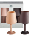 Porter Green | Swepp | Silicone Unbreakable Wine Glasses | Latte + Donkey