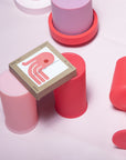 Porter Green | Stegg | Silicone Unbreakable Highball Glasses | Cherry + Blush