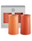 Porter Green | Stegg | Silicone Unbreakable Highball Glasses | Terra + Peach