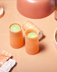 Porter Green | Stegg | Silicone Unbreakable Highball Glasses | Terra + Peach