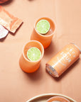 Porter Green | Stegg | Silicone Unbreakable Highball Glasses | Terra + Peach