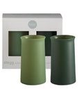Porter Green | Stegg | Silicone Unbreakable Highball Glasses | Sage + Olive