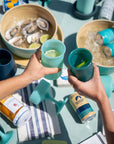 Porter Green | Stegg | Silicone Unbreakable Highball Glasses | Mist + Ink