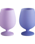 Porter Green | Stemm | Silicone Unbreakable Wine Glasses | Amethyst + Tanzanite