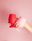 Porter Green | Stemm | Silicone Unbreakable Wine Glasses | Cherry + Blush