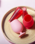 Porter Green | Stemm | Silicone Unbreakable Wine Glasses | Cherry + Blush