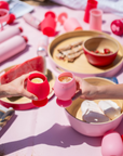 Porter Green | Stemm | Silicone Unbreakable Wine Glasses | Cherry + Blush