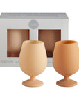 Porter Green | Stemm | Silicone Unbreakable Wine Glasses | Wheat + Oat