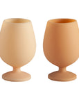 Porter Green | Stemm | Silicone Unbreakable Wine Glasses | Wheat + Oat