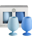Porter Green | Stemm | Silicone Unbreakable Wine Glasses | Sky + Kingfisher