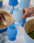 Porter Green | Stemm | Silicone Unbreakable Wine Glasses | Sky + Kingfisher
