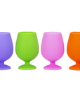 Porter Green | Stemm | Silicone Unbreakable Wine Glasses | 4 pack | Vitoria