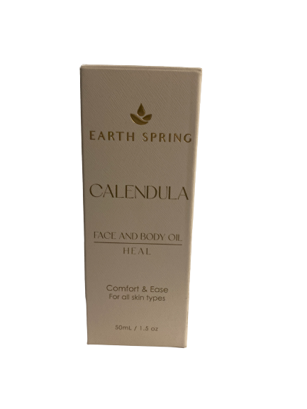 Earth Spring Face & Body Oil Calendula - Heal Packaging