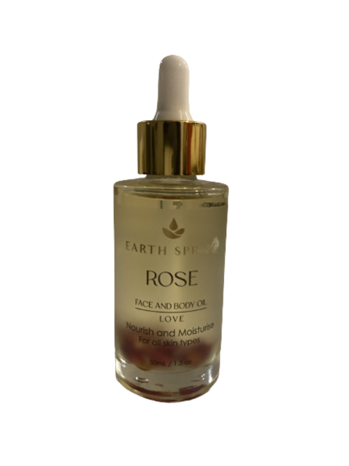 Earth Spring Face & Body Oil Rose - Love