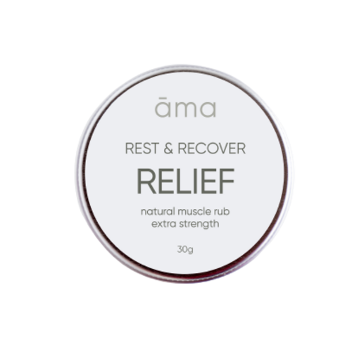 Muscle Rub Gel, 100 natural, made in NZ Ama The Ama Life