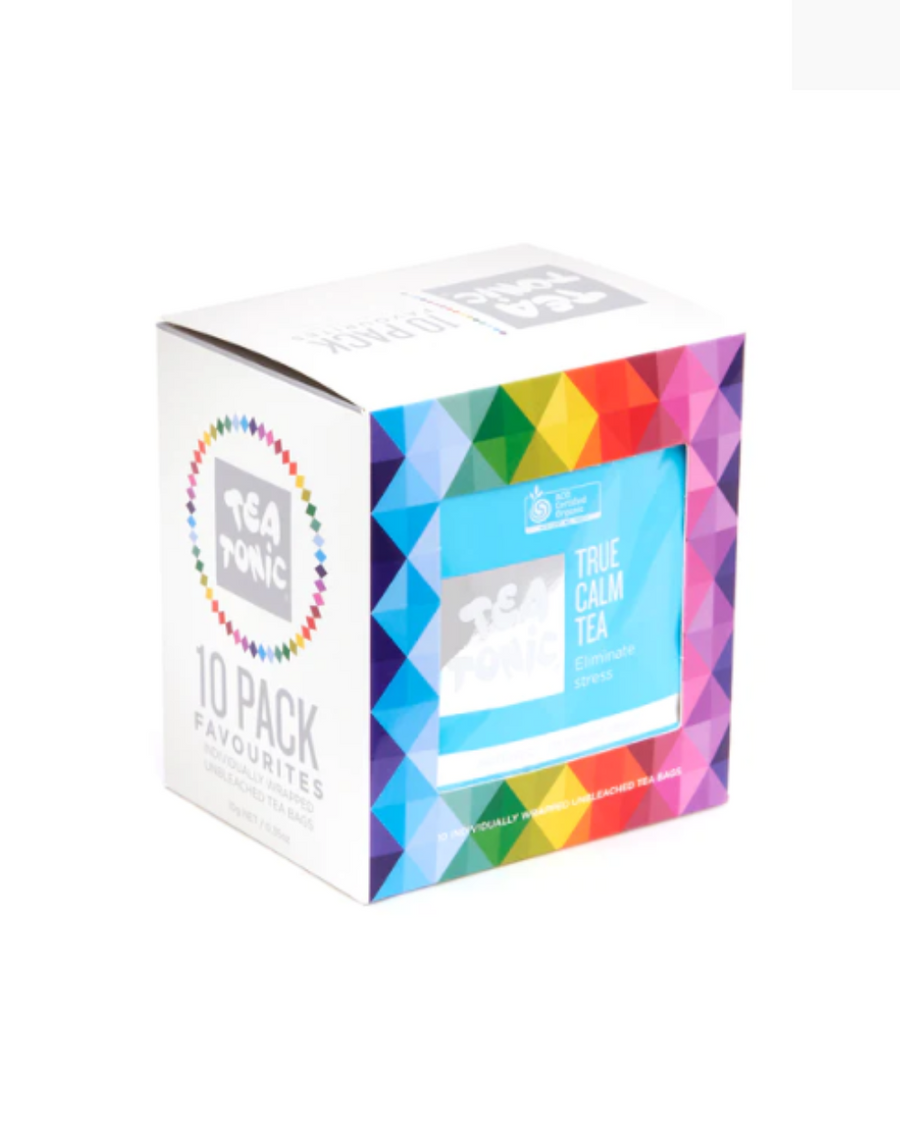 Tea Tonic 10 Teabag Box - Colourful