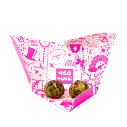 Tea Tonic Pink Princess Tea Balls Jasmine - 2 Per Box