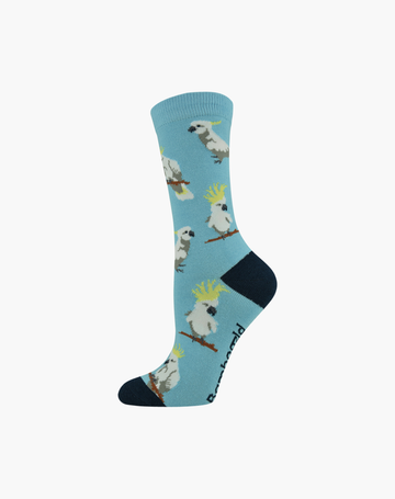 Bamboozld Womens Cocky Bamboo Socks - W2-8 / Blue