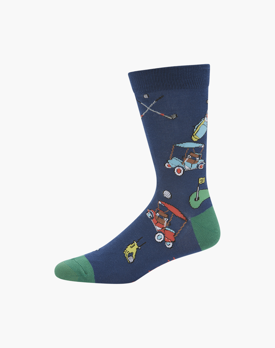 Bamboozld Mens Mulligan Bamboo Socks - Blue / R7-11