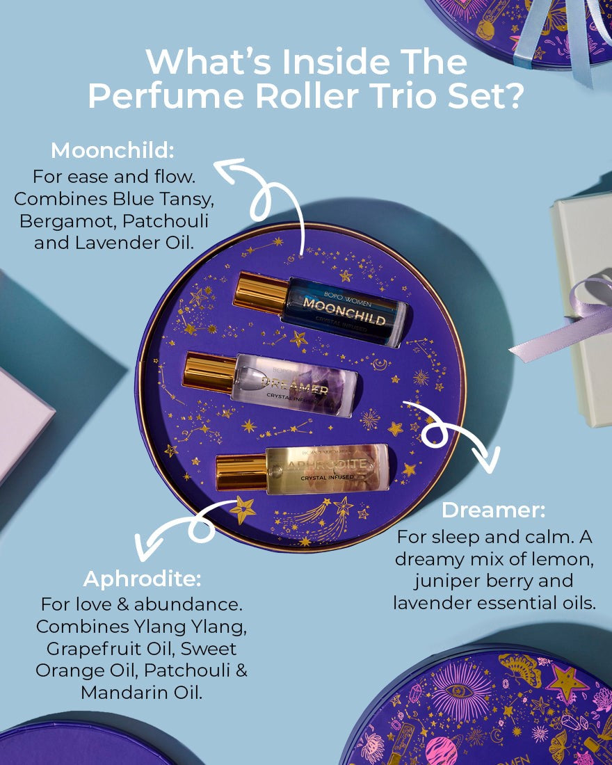 Bopo Women Perfume Roller Trio Set