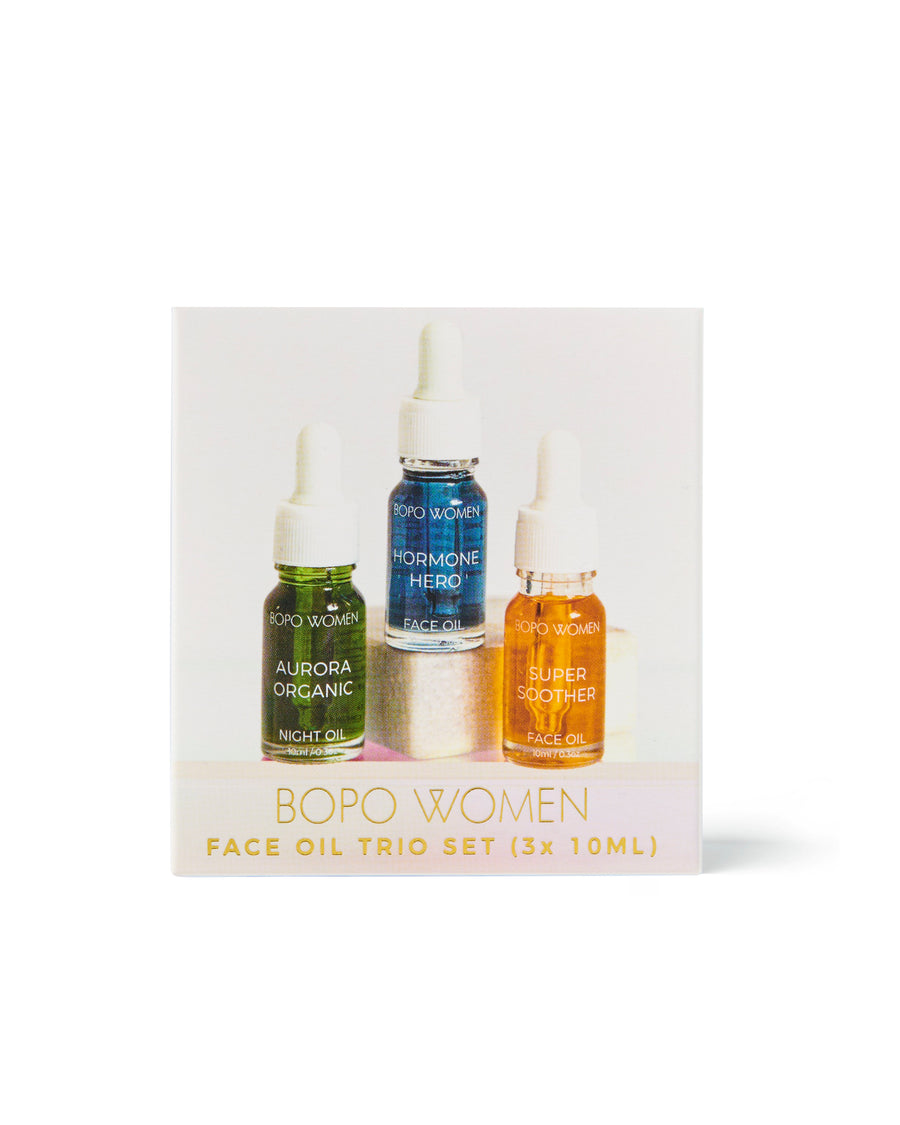 Bopo Women Mini Face Oil Trio