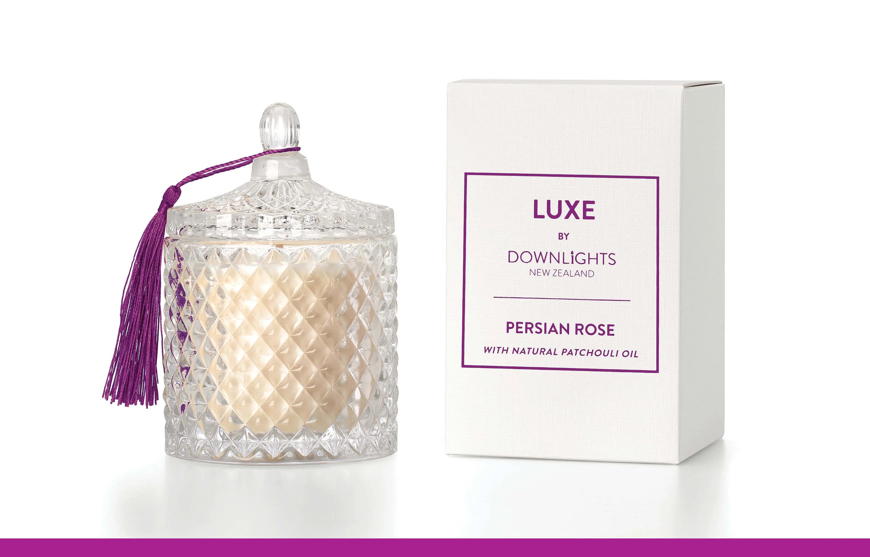 Downlights Luxe Candle - Persian Rose