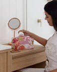 Mindful Marlo Box Make Up Bag - Ivy