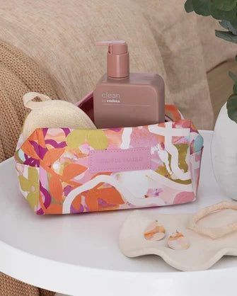 Mindful Marlo Box Make Up Bag - Ivy