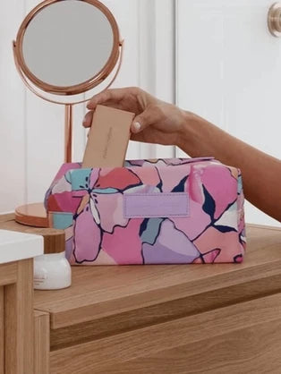 Mindful Marlo Box Make Up Bag - Willow